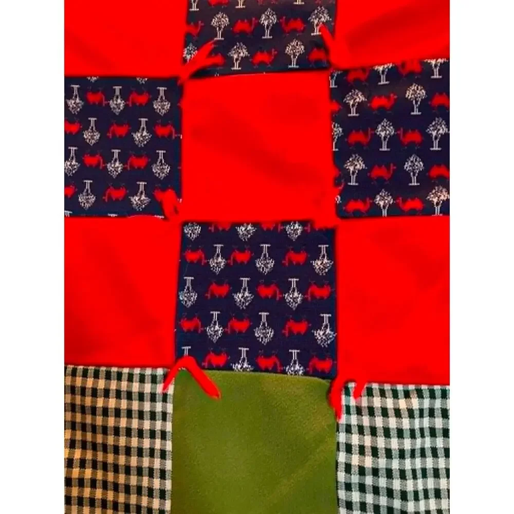 C1960 Patchwork Quilt with Great Patterns 70x56